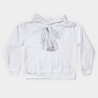 Hand Drawn Morning Draconid Black Version Kids Hoodie